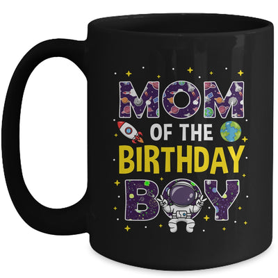 Mom Of The Birthday Boy Space Astronaut Birthday Family Mug | teecentury