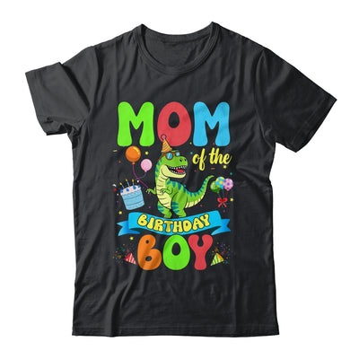 Mom Of The Birthday Boy TRex Dinosaur Birthday Family Shirt & Hoodie | teecentury
