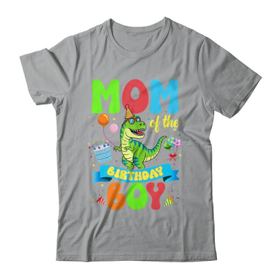 Mom Of The Birthday Boy TRex Dinosaur Birthday Family Shirt & Hoodie | teecentury