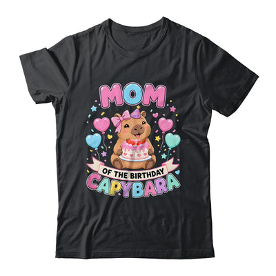 Mom Of The Birthday Capybara Birthday Girl Family Shirt & Hoodie | teecentury