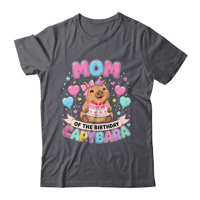 Mom Of The Birthday Capybara Birthday Girl Family Shirt & Hoodie | teecentury
