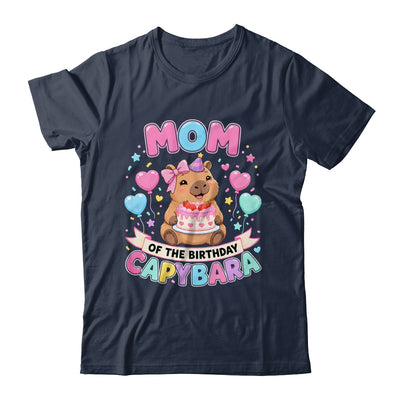 Mom Of The Birthday Capybara Birthday Girl Family Shirt & Hoodie | teecentury
