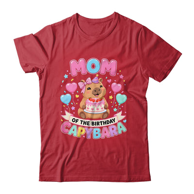 Mom Of The Birthday Capybara Birthday Girl Family Shirt & Hoodie | teecentury