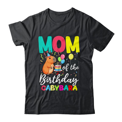 Mom Of The Birthday Capybara Girl Bday Party Family Shirt & Hoodie | teecentury