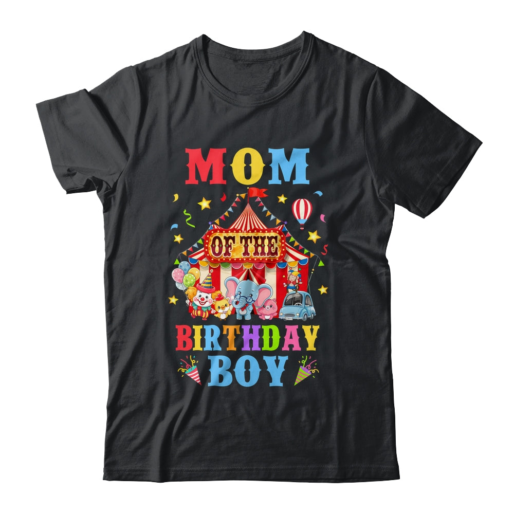 Mom Of The Birthday For Boy Circus Carnival Theme Party Shirt & Hoodie | teecentury