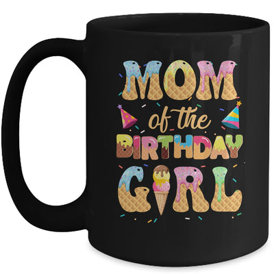 Mom Of The Birthday Girl 1st Ice Cream Party Family Mug | teecentury