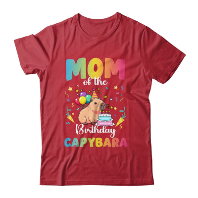 Mom Of The Birthday Girl Capybara Bday Party Family Shirt & Hoodie | teecentury