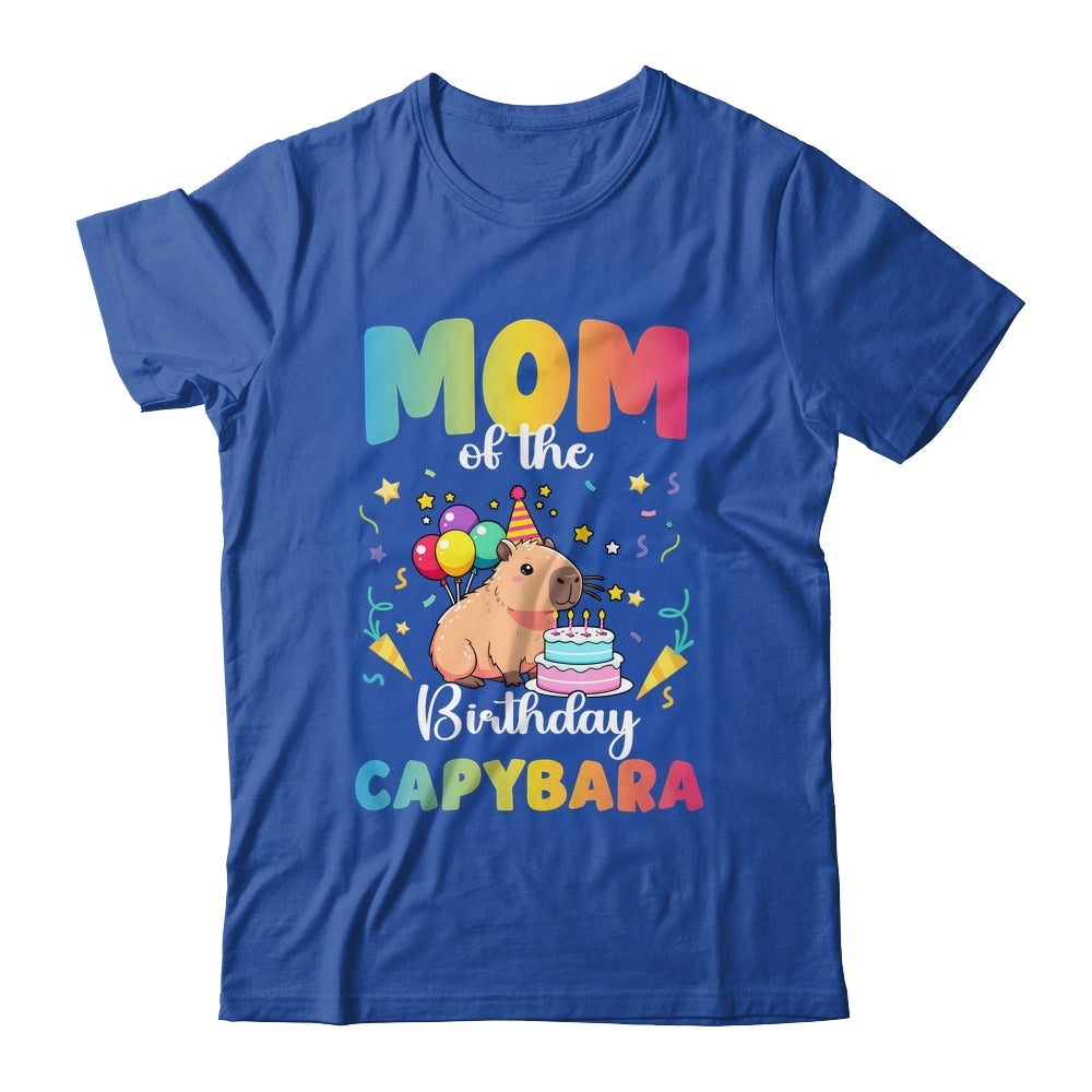 Mom Of The Birthday Girl Capybara Bday Party Family Shirt & Hoodie | teecentury