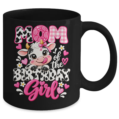 Mom Of The Birthday Girl Cow 1St Birthday Family Farm Mug | teecentury