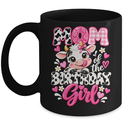 Mom Of The Birthday Girl Cow 1St Birthday Family Farm Mug | teecentury