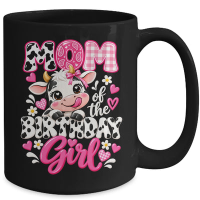 Mom Of The Birthday Girl Cow 1St Birthday Family Farm Mug | teecentury