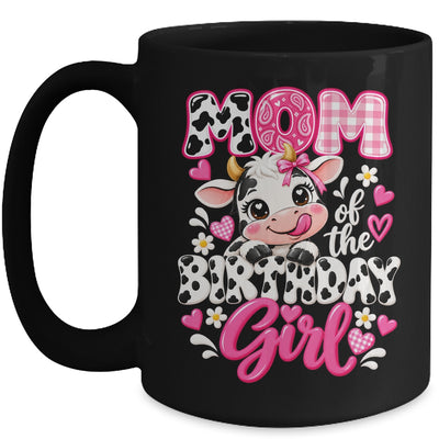 Mom Of The Birthday Girl Cow 1St Birthday Family Farm Mug | teecentury
