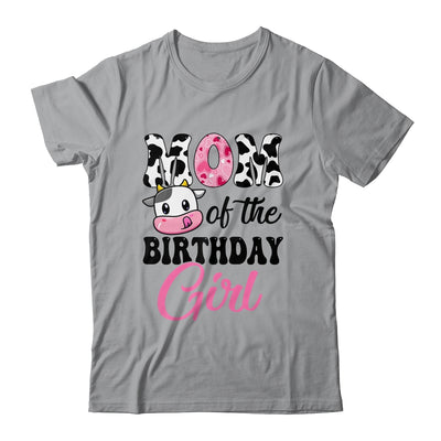 Mom Of The Birthday Girl Cow Farm 1st Birthday Girl Shirt & Hoodie | teecentury