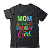 Mom Of The Birthday Girl Glows Retro 80's Party Family Shirt & Hoodie | teecentury