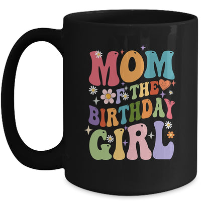 Mom Of The Birthday Girl Groovy Party 1st Birthday Girl Mug | teecentury