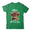 Mom Of The Birthday Girl Highland Cow Farm Family Shirt & Hoodie | teecentury