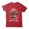 Mom Of The Birthday Girl Highland Cow Farm Family Shirt & Hoodie | teecentury