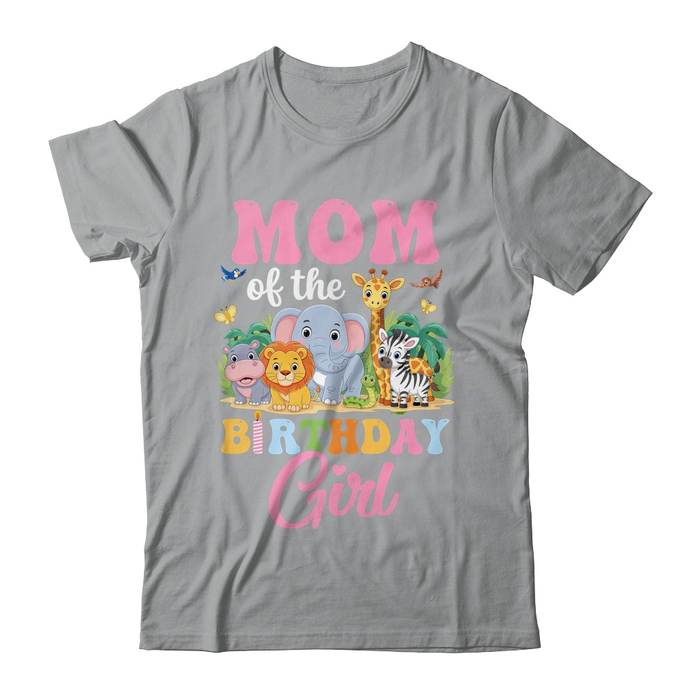 Mom Of The Birthday Girl Kids Safari Jungle Animal Shirt & Hoodie | teecentury