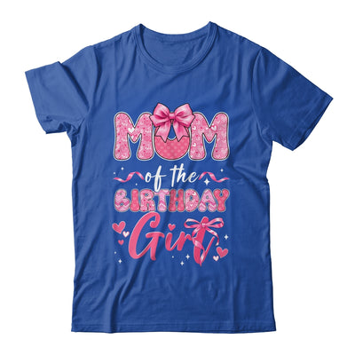 Mom Of The Birthday Girl Pink Coquette Bow Family Shirt & Hoodie | teecentury