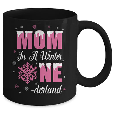 Mom Of The Birthday Girl Winter Onederland 1st Birthday Mug | teecentury