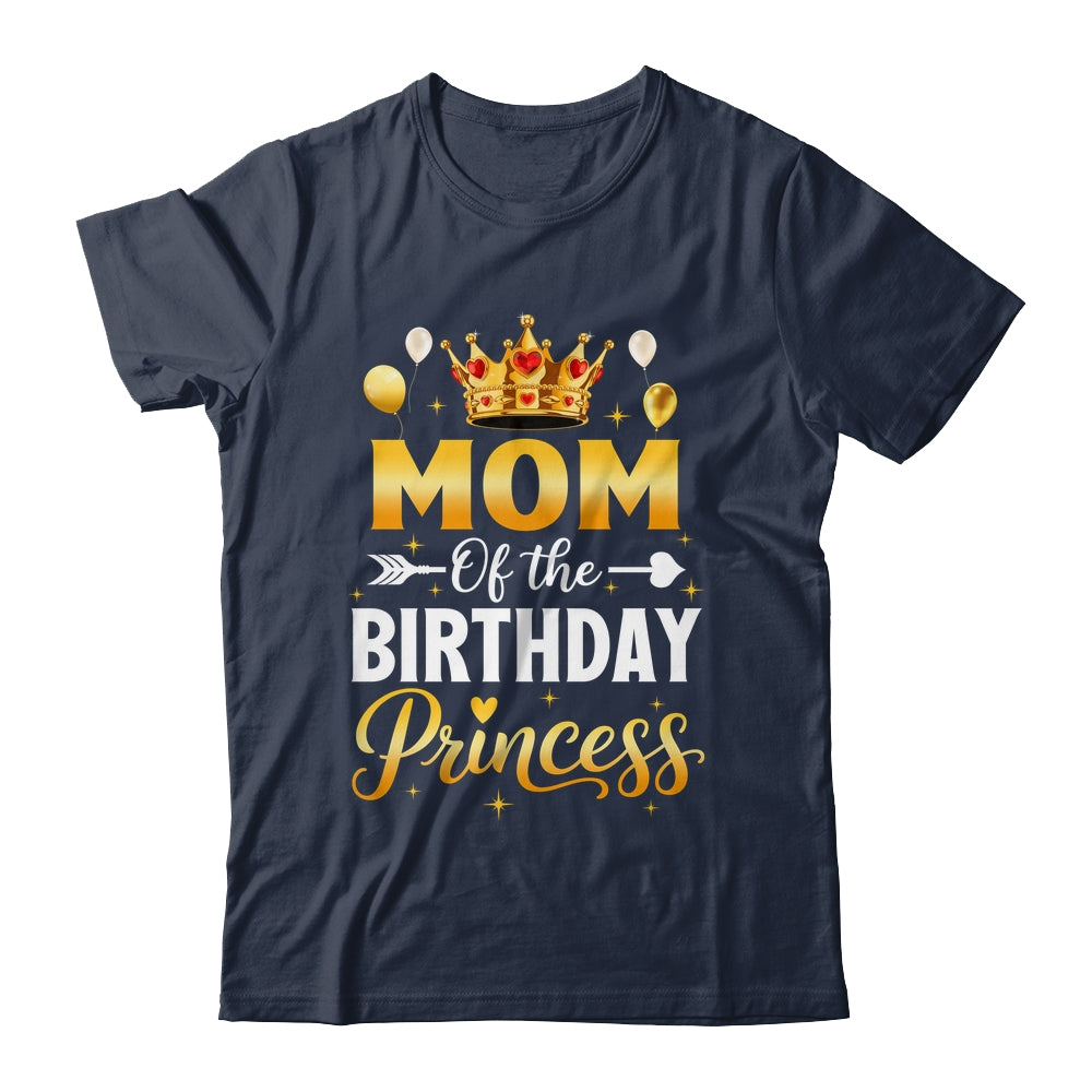 Mom Of The Birthday Princess Birthday Girl Family Kid Shirt & Hoodie | teecentury