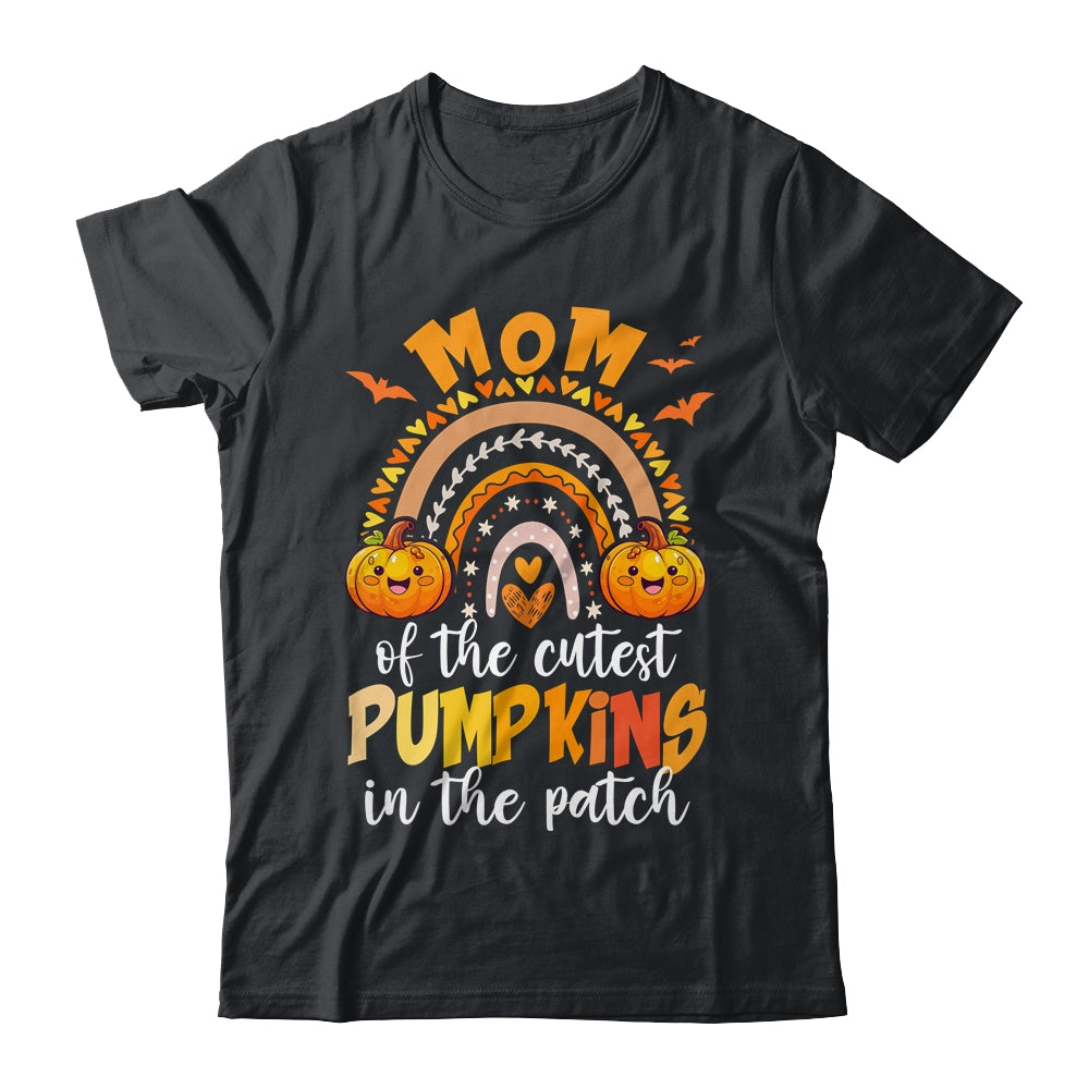 Mom Of The Cutest Pumpkins In The Patch Halloween Rainbow Shirt & Hoodie | teecentury