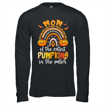 Mom Of The Cutest Pumpkins In The Patch Halloween Rainbow Shirt & Hoodie | teecentury