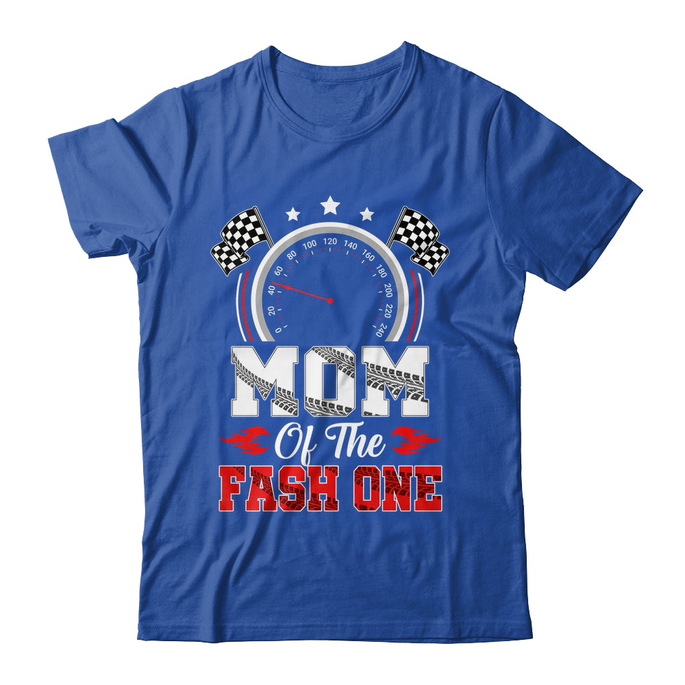 Mom Of The Fast One 1st Birthday Racing Car Family Shirt & Hoodie | teecentury