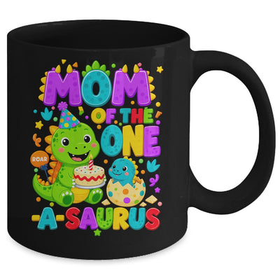 Mom Of The One-A-Saurus 1St Birthday Boy T-Rex Dinosaur Mug | teecentury