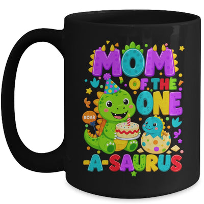 Mom Of The One-A-Saurus 1St Birthday Boy T-Rex Dinosaur Mug | teecentury