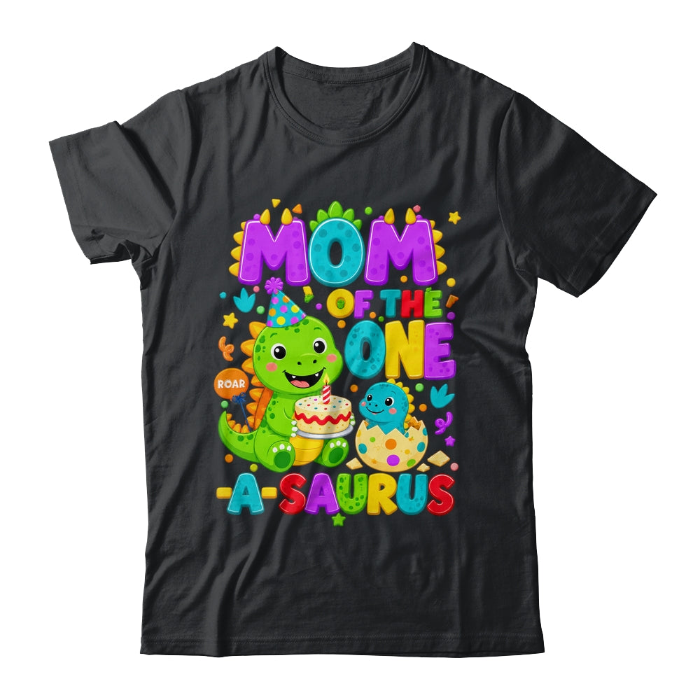 Mom Of The One-A-Saurus 1St Birthday Boy T-Rex Dinosaur Shirt & Hoodie | teecentury