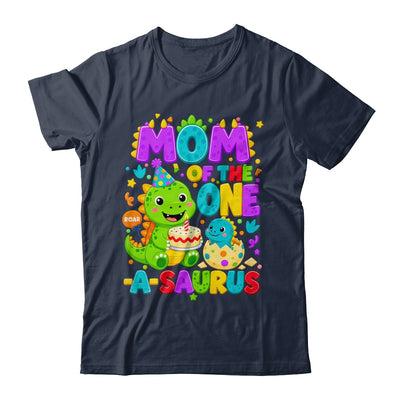 Mom Of The One-A-Saurus 1St Birthday Boy T-Rex Dinosaur Shirt & Hoodie | teecentury