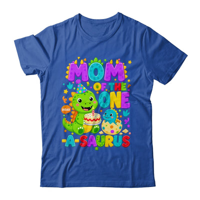 Mom Of The One-A-Saurus 1St Birthday Boy T-Rex Dinosaur Shirt & Hoodie | teecentury