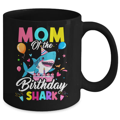 Mom Of The Shark Birthday Boy Girl Party Family Group Mug | teecentury