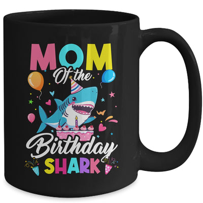 Mom Of The Shark Birthday Boy Girl Party Family Group Mug | teecentury