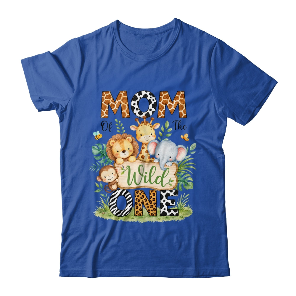 Mom Of The Wild One First Birthday Boy Jungle Safari Shirt & Hoodie | teecentury