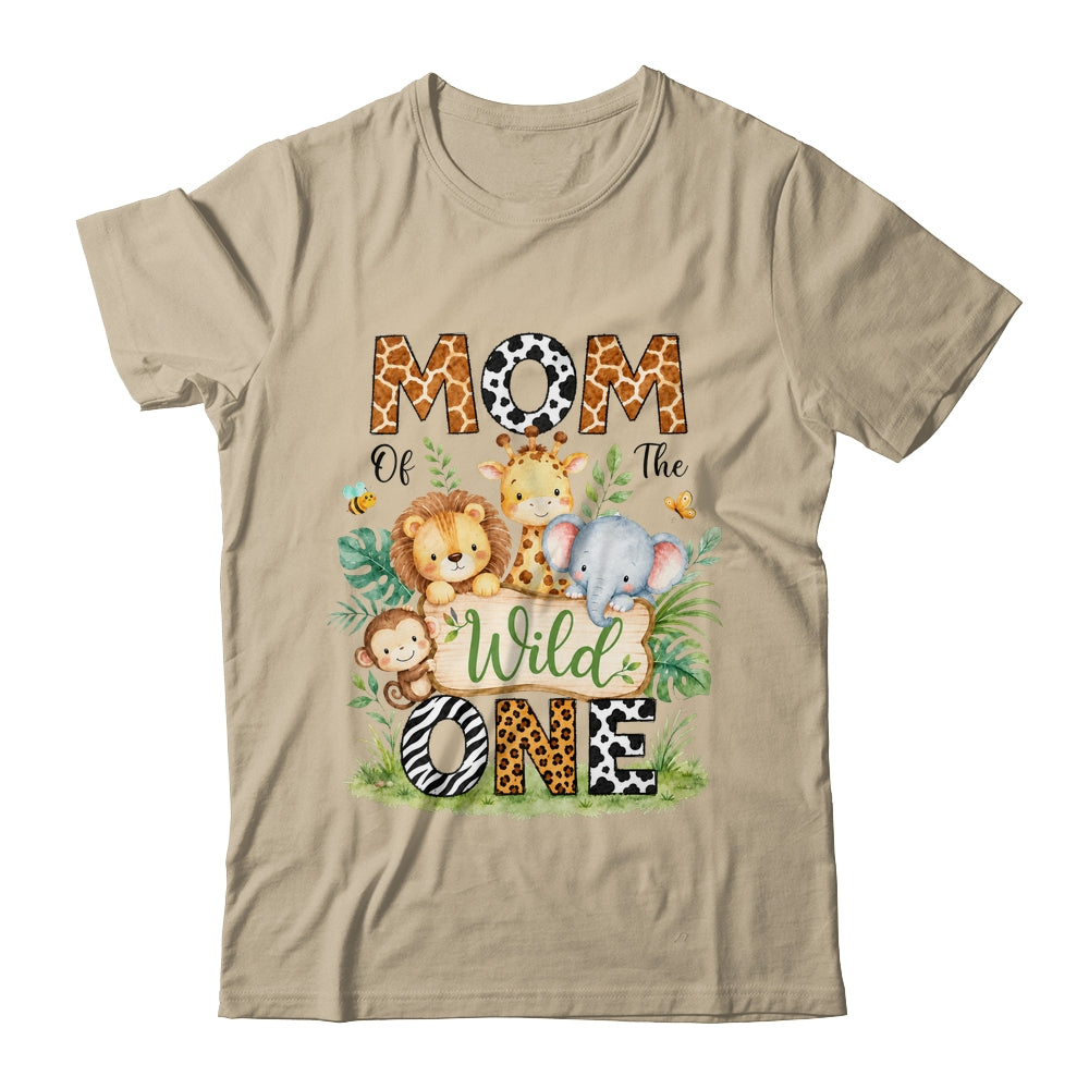 Mom Of The Wild One First Birthday Boy Jungle Safari Shirt & Hoodie | teecentury