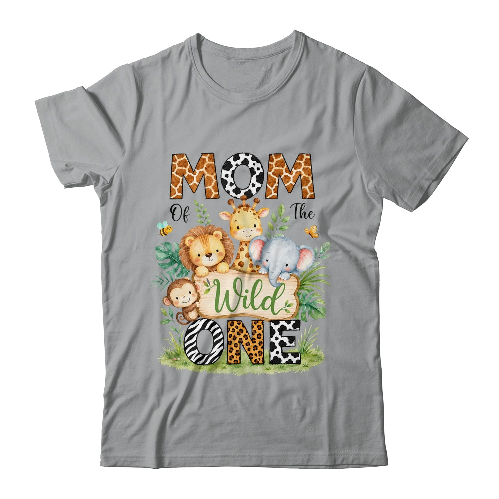 Mom Of The Wild One First Birthday Boy Jungle Safari Shirt & Hoodie | teecentury