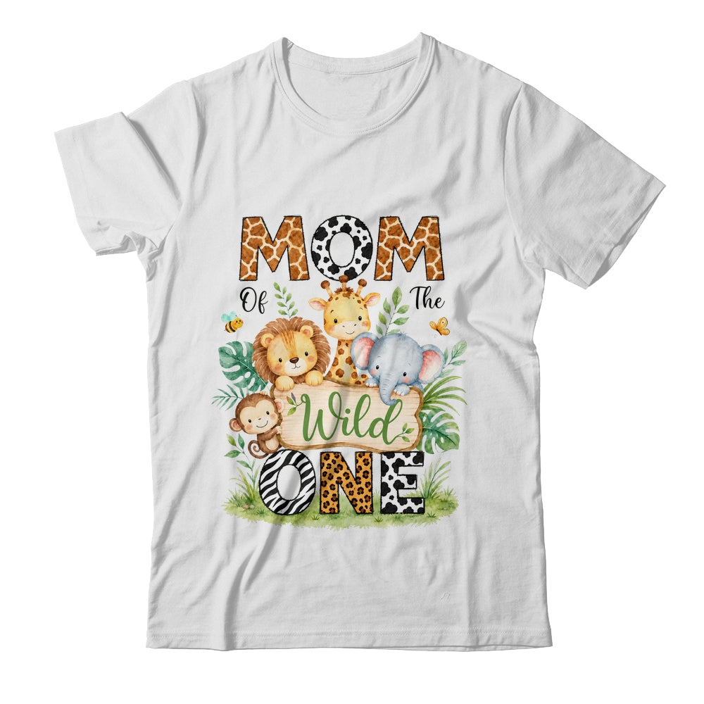 Mom Of The Wild One First Birthday Boy Jungle Safari Shirt & Hoodie | teecentury