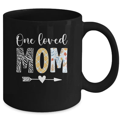 Mom Women Cute Design One Loved Mom Mother's Day Mug | teecentury