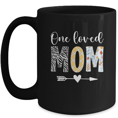 Mom Women Cute Design One Loved Mom Mother's Day Mug | teecentury