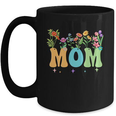 Mom Women Wildflower Floral Design Mom Mothers Day Mug | teecentury