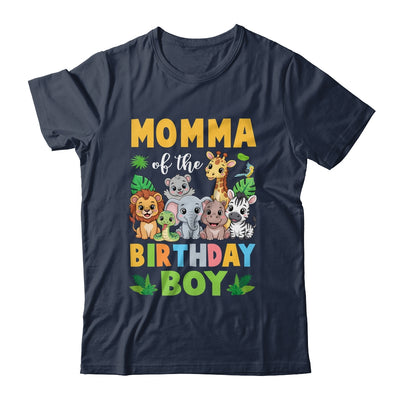 Momma Of The Birthday Boy Kids Safari Jungle Animal Shirt & Hoodie | teecentury
