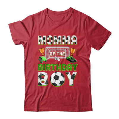 Momma Of The Birthday Boy Soccer Family Matching Party Shirt & Hoodie | teecentury