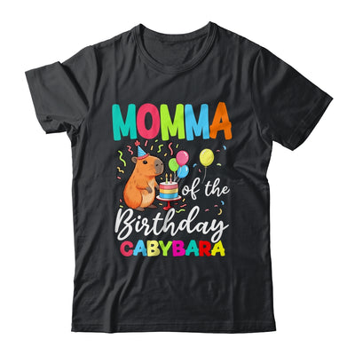 Momma Of The Birthday Capybara Girl Bday Party Family Shirt & Hoodie | teecentury