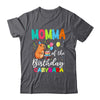 Momma Of The Birthday Capybara Girl Bday Party Family Shirt & Hoodie | teecentury