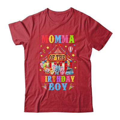 Momma Of The Birthday For Boy Circus Carnival Theme Party Shirt & Hoodie | teecentury