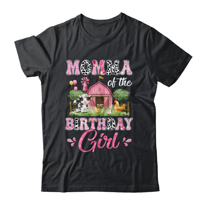 Momma Of The Birthday Girl 1st Birthday Cow Farm Family Shirt & Hoodie | teecentury