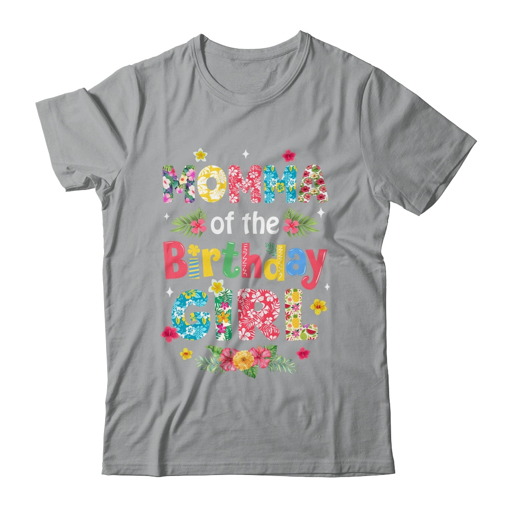 Momma Of The Birthday Girl Hawaii Family Party Decor Shirt & Hoodie | teecentury