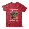 Momma Of The Birthday Girl Highland Cow Farm Family Shirt & Hoodie | teecentury